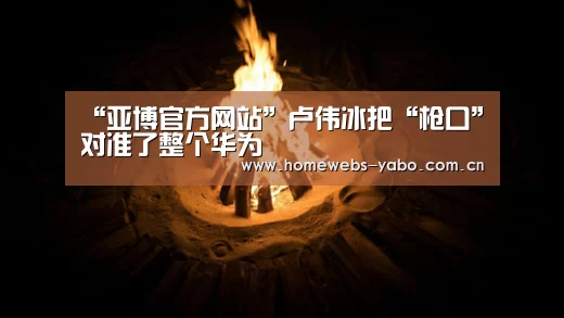 “亚博官方网站”卢伟冰把“枪口”对准了整个华为(图2) 亚博体育